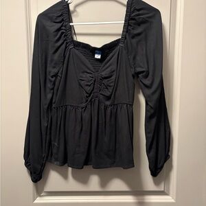 Elegant Black Women's Top